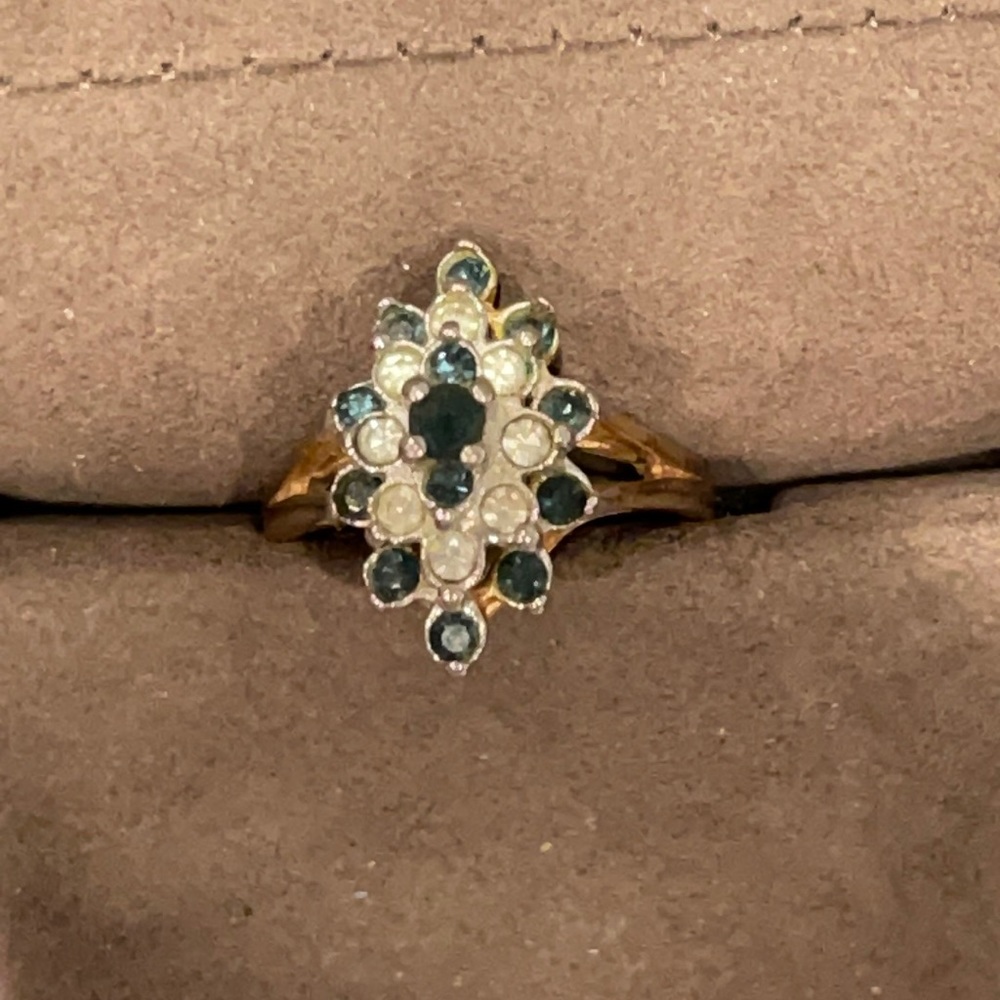 18K GE Vintage Cocktail Ring